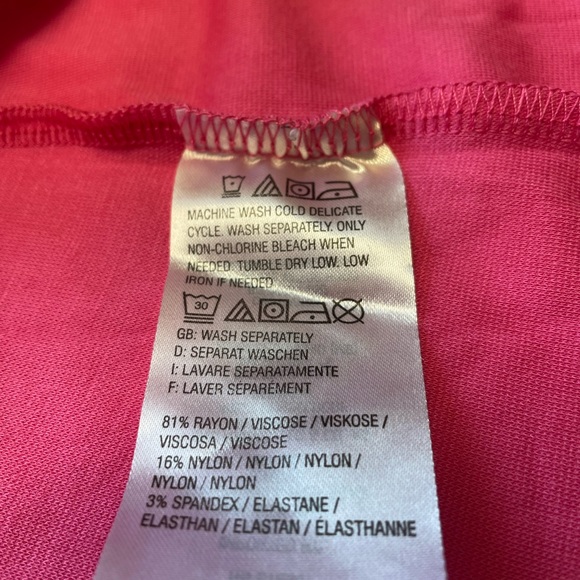 Isaacmizrahilive Womens Polo Short sleeve Blouse Shirt Size L NEW With out tag - Picture 9 of 9